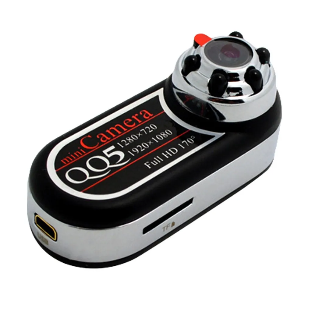 QQ5 Металл Мини 170 градусов полный широкий угол DV DVR камера IR Night Full HD 1080P Веб