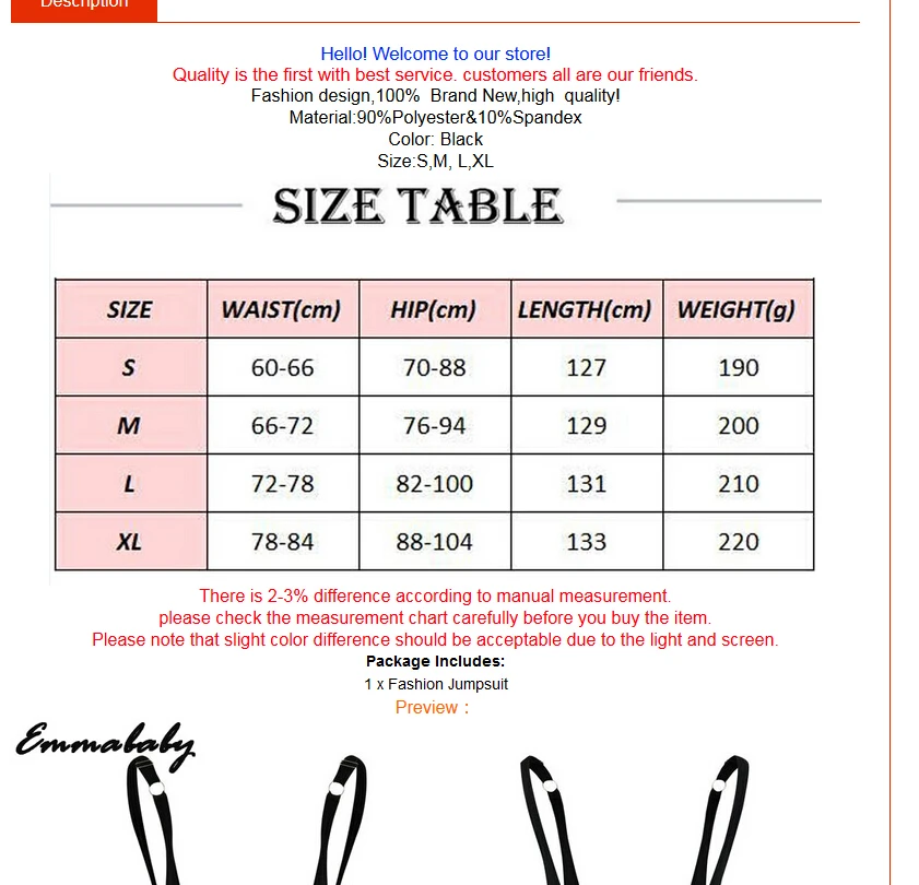 Женский комбинезон с регулируемыми бретельками Облегающий без рукавов Длинные
