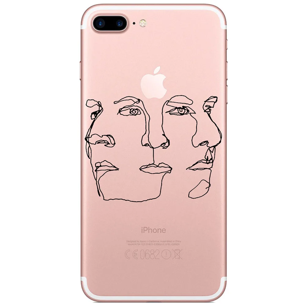Милый Мультфильм Красивые Капа для iphone 6 6s плюс силиконовый чехол ТПУ X 7 8 крышка