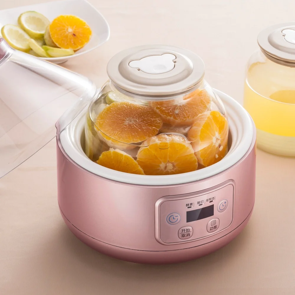 Медвежья ферментная машина для изготовления йогурта красного вина двойной