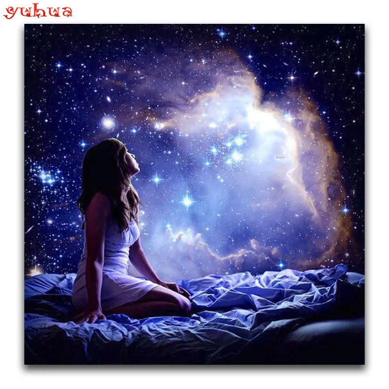 DIY 3D Алмазная картина люди полная квадратная вышивка крестиком красота круглая