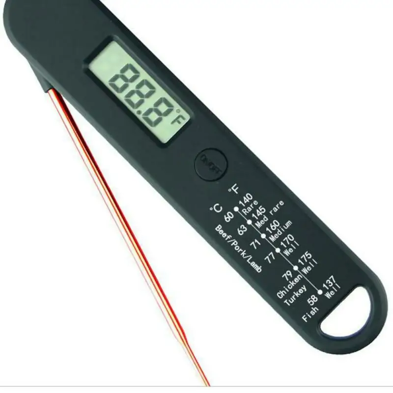 

Digital Food Thermometer BBQ Cooking Water Measure Probe Kitchen Tool Fantastic