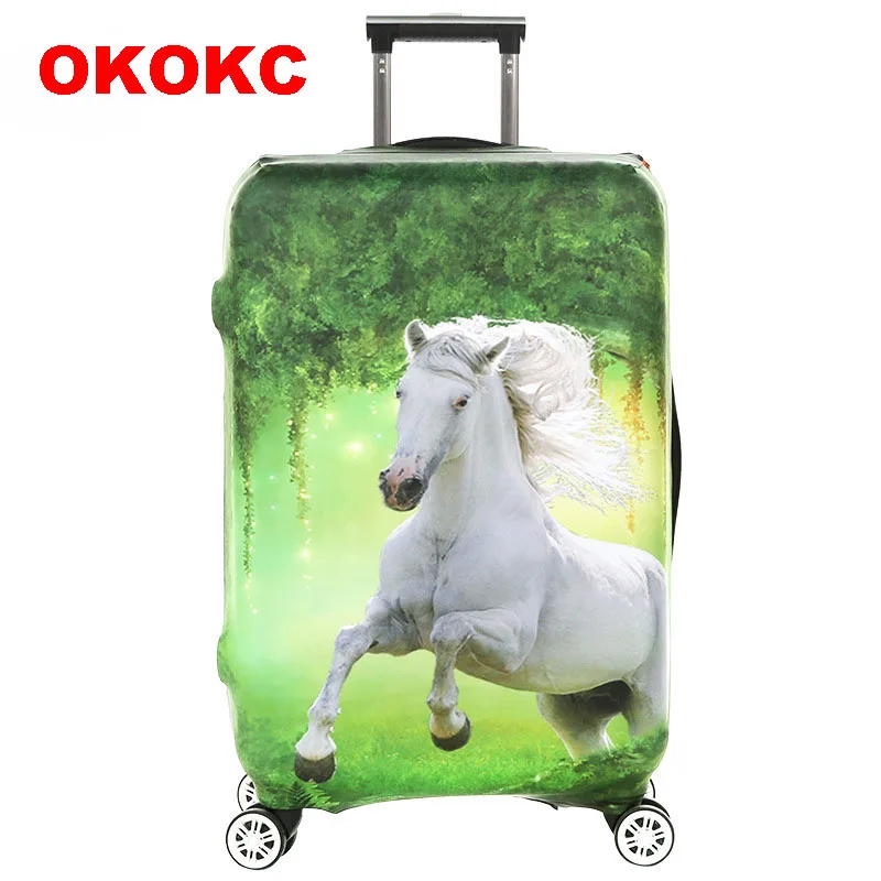 Плотный чехол OKOKC для багажа с двойным журавлем защитный дорожного костюма