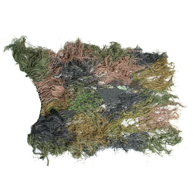 Камуфляжная сетка для джунглей Ghillie костюм куртка шляпа одежда легкий ручной вязки для охоты birdwatch