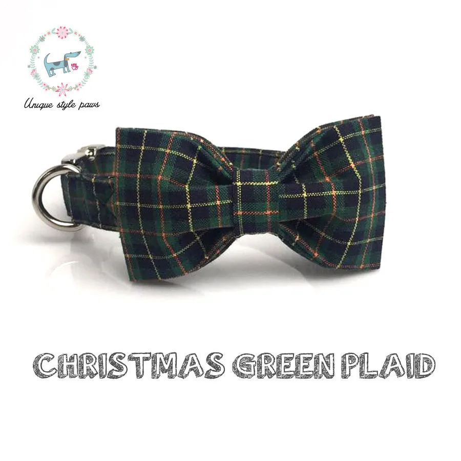 Ошейник и поводок для собак с галстуком бабочкой хлопковое ожерелье кошек