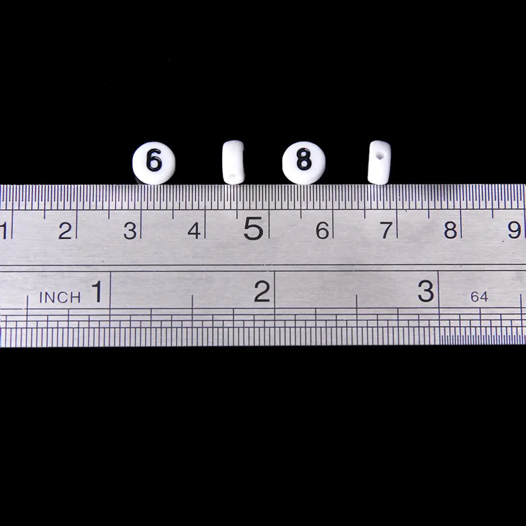 200 шт. белые круглые бусины 7 мм|spacer beads|beads spacers beadsbeads beads |