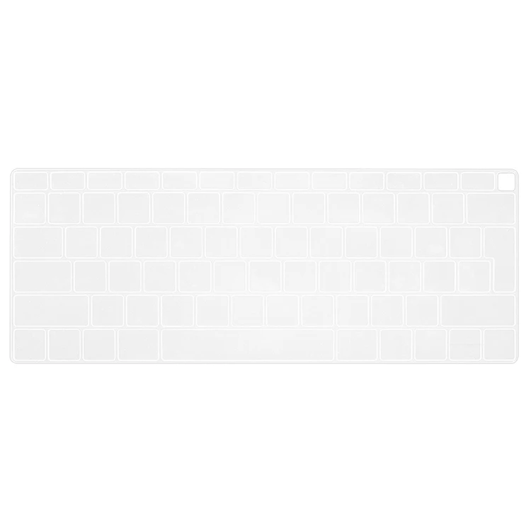 Прозрачный Испанский Чили чехол для клавиатуры ноутбука для macbook air 13 A1932 ЕС крышка клавиатуры цветная защитная пленка дисплей испанский язык - Цвет: Прозрачный