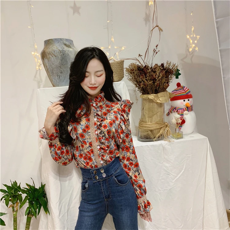 Шикарная модная женская дизайнерская брендовая весенне-осенняя блузка модные