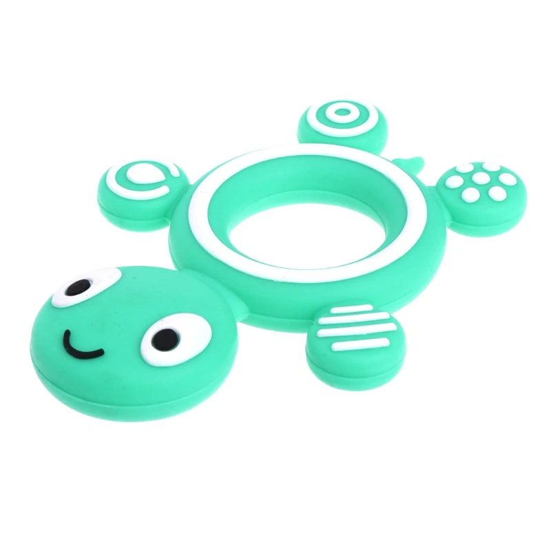 Детский силиконовый безопасный Прорезыватель для зубов черепаха детей пищевая