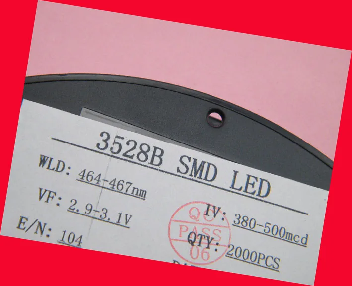100 шт./лот Сеул SMD LEDs 3V 3528 LED синий светоизлучающий диод|diodes blue|diode leddiode light |