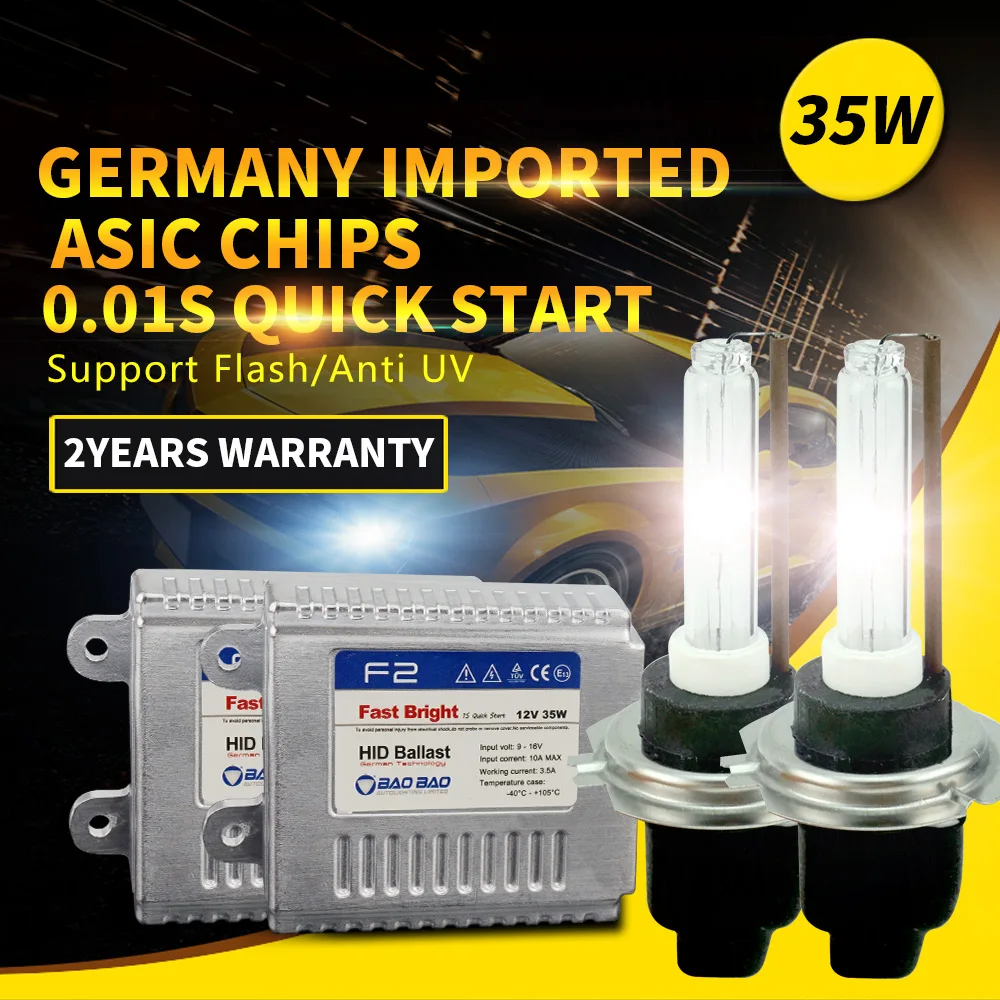 

Fast-start Strongest Car AC Full Digital headlight ballast 35W F2 HID Xenon kit for car styling h1 h4 h7 h11 for Hyundai Nissan