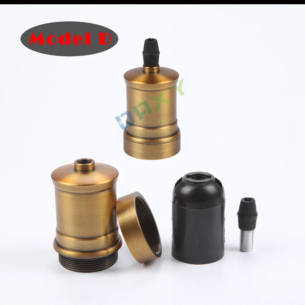 110 V-240 V E27 классический Винтаж держатель лампы edison лампа лампы Цоколь База серебро/Медь/розовое золото ламповый патрон для настольной лампы [D3502]