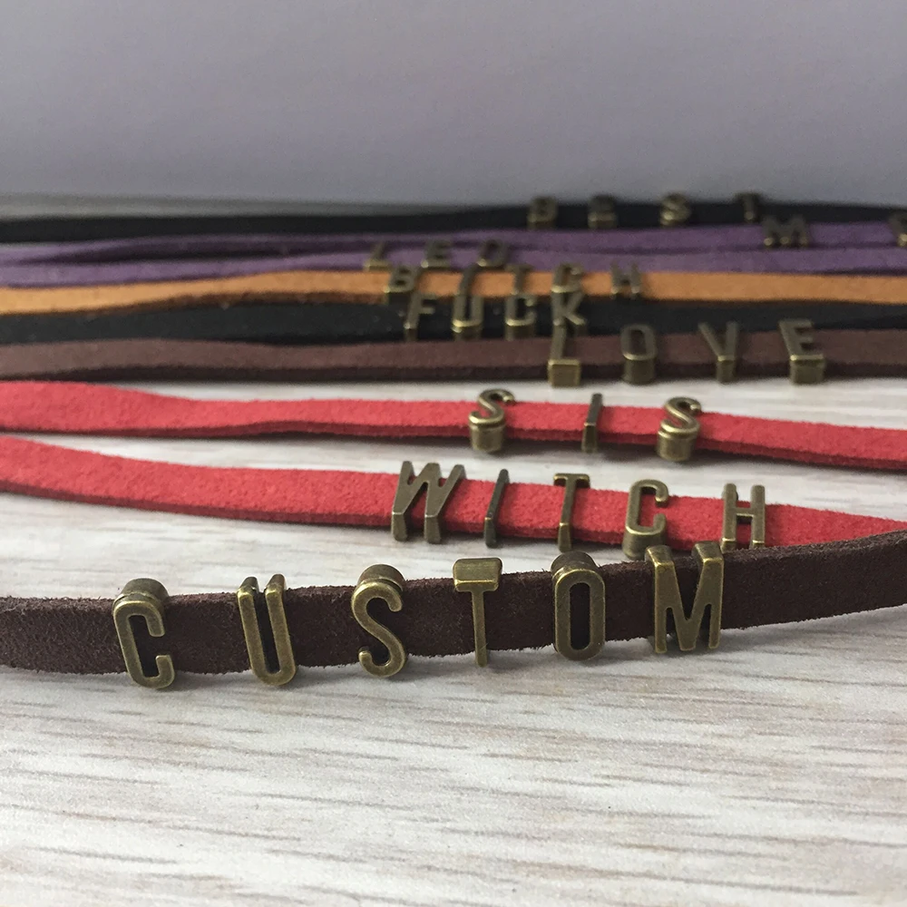 Женское винтажное бархатное ожерелье с буквами на заказ|name necklace|necklace namenecklaces for