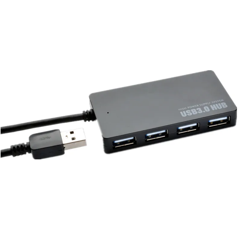 Ультратонкий сверхскоростной USB разветвитель 3 0 4 порта 5 Гбит/с адаптер для