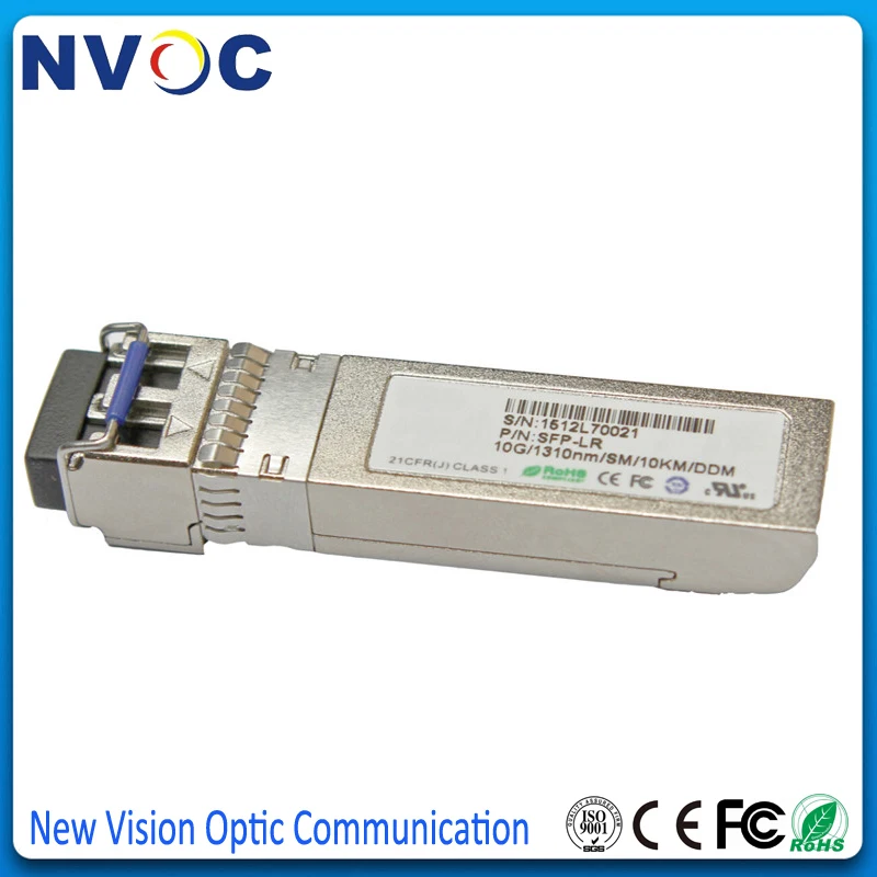 Бесплатная доставка 10G SFP + LR 1310 нм 10 км двойное волокно LC коннектор DDM +-10G-LR |