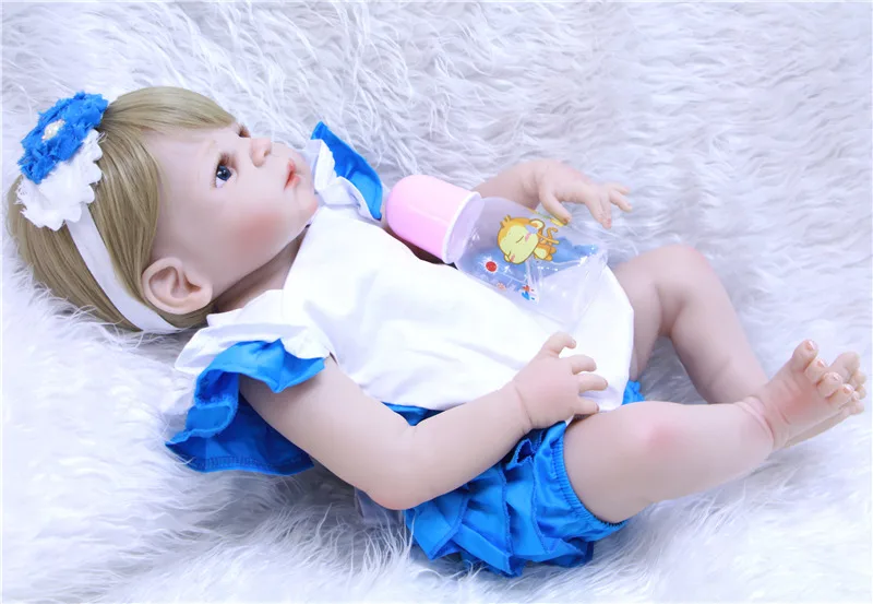 Кукла reborn 22 дюйма силиконовая для детей подарок на день рождения | Игрушки и хобби