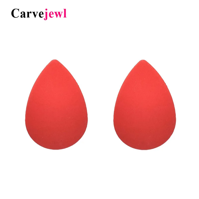 Женские простые серьги гвоздики Carvejewl корейский дизайн ювелирное изделие для