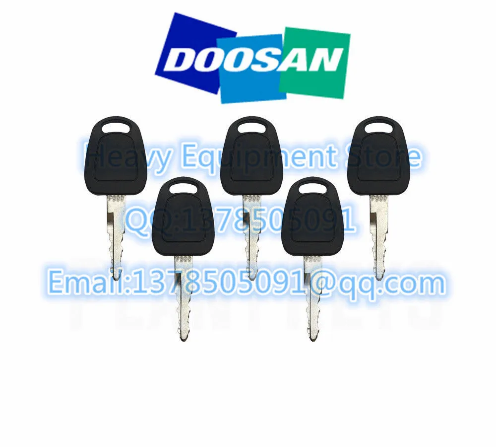 5 шт. F900 Ключ стартера зажигания K1009605 для Doosan Daewoo Terex Bobcat E80 экскаватор