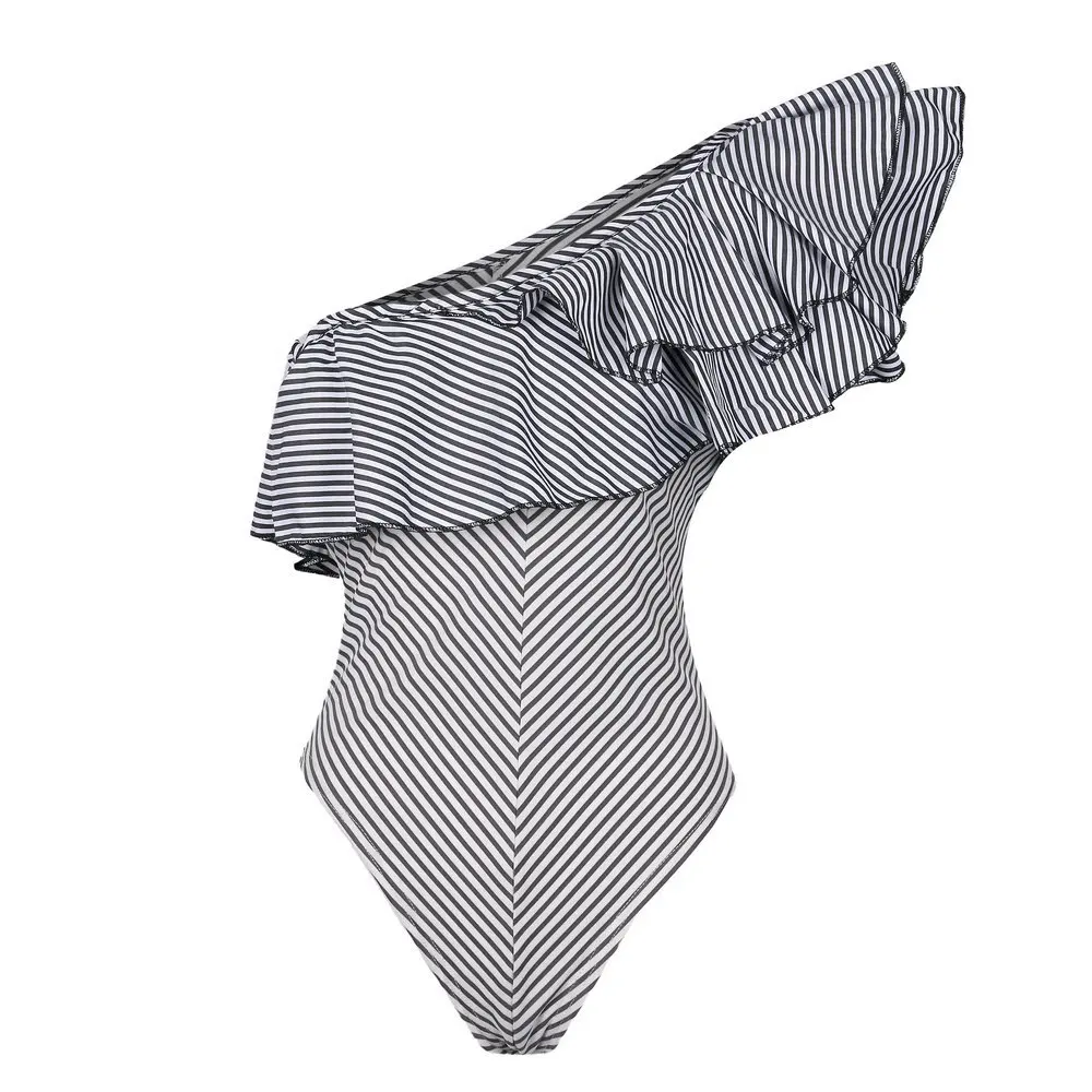 Цельные костюмы 2019 новое женское пикантное платье на одно плечо купальный костюм