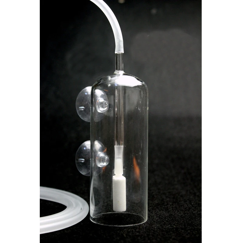 Высокое качество стеклянный пузырьковый камень кислородная крышка чашка