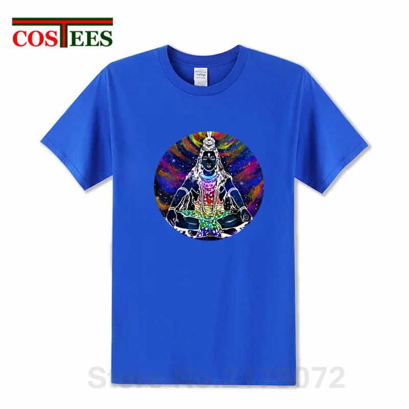 Новинка 2019 футболка с пародией Индийский Бог Мужская коротким рукавом и круглым