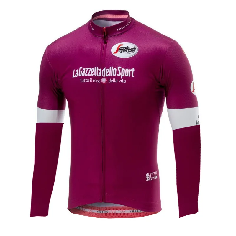 purple Весна pro girode ИТАЛИЯ italia команда Розовый Велоспорт футболки с длинным рукавом велосипед Одежда MTB Ropa Ciclismo велосипед только - Цвет: purple