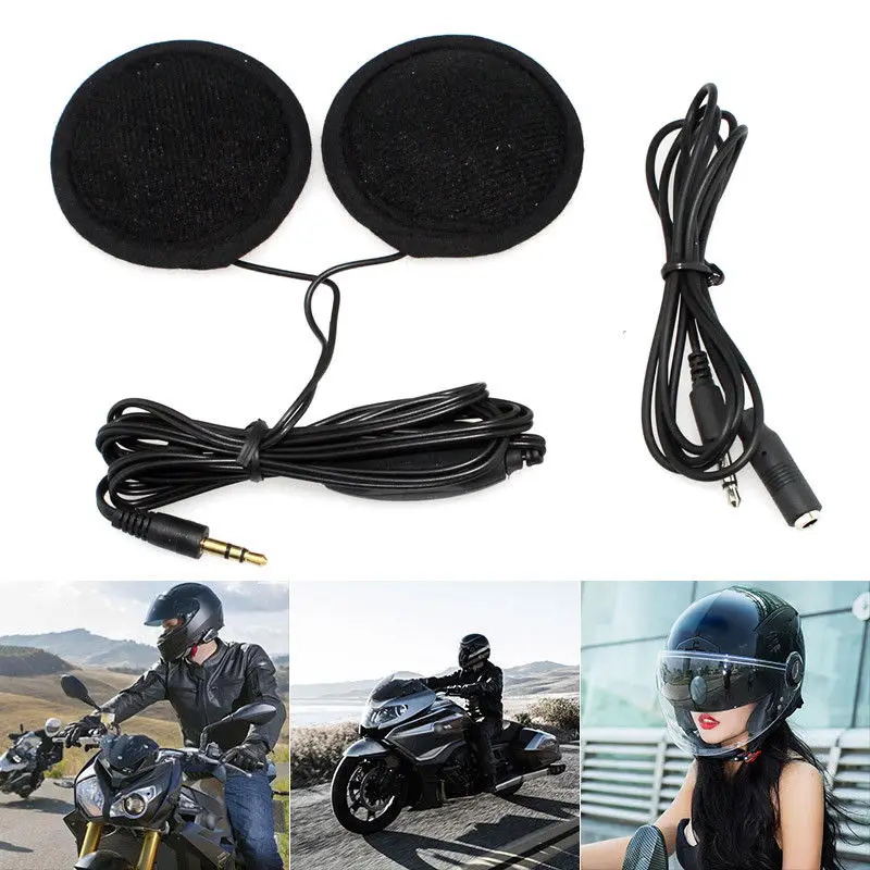 3 5 мм мотоцикл спикеры для шлема Bluetooth Interphone мотоциклетный Интерком гарнитура