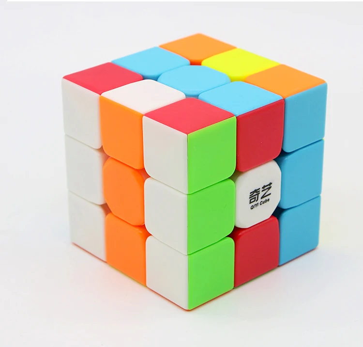 Qiyi Warrior W Красочный 3x3x3 куб 3 слоя магический куб профессиональный конкурс Cubo 3x3 Neo головоломка скоростной куб игрушки для детей