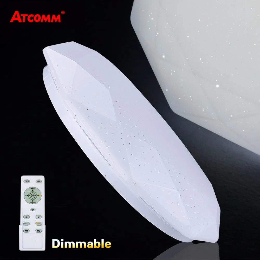 Светодиодный потолочный светильник 24 Вт 220 В|modern led|lamp with remote controlceiling lights |