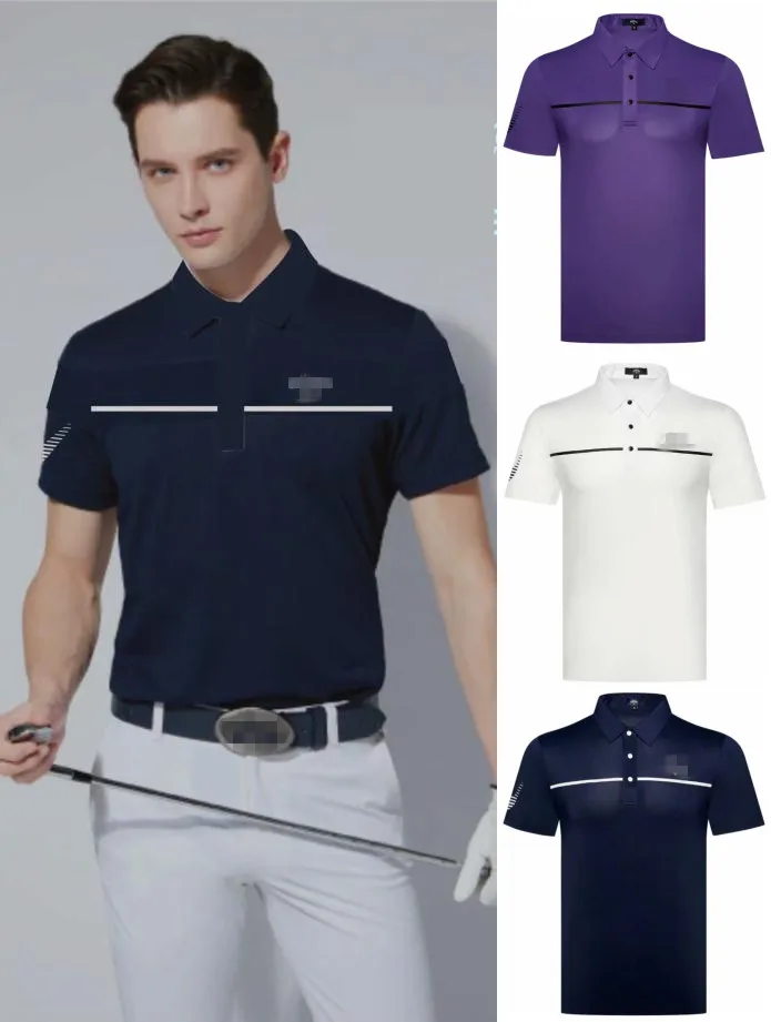 new golf apparel men's sportswear short-sleeved T-shirt spring and summer quick-drying breathable casual sweatshirt