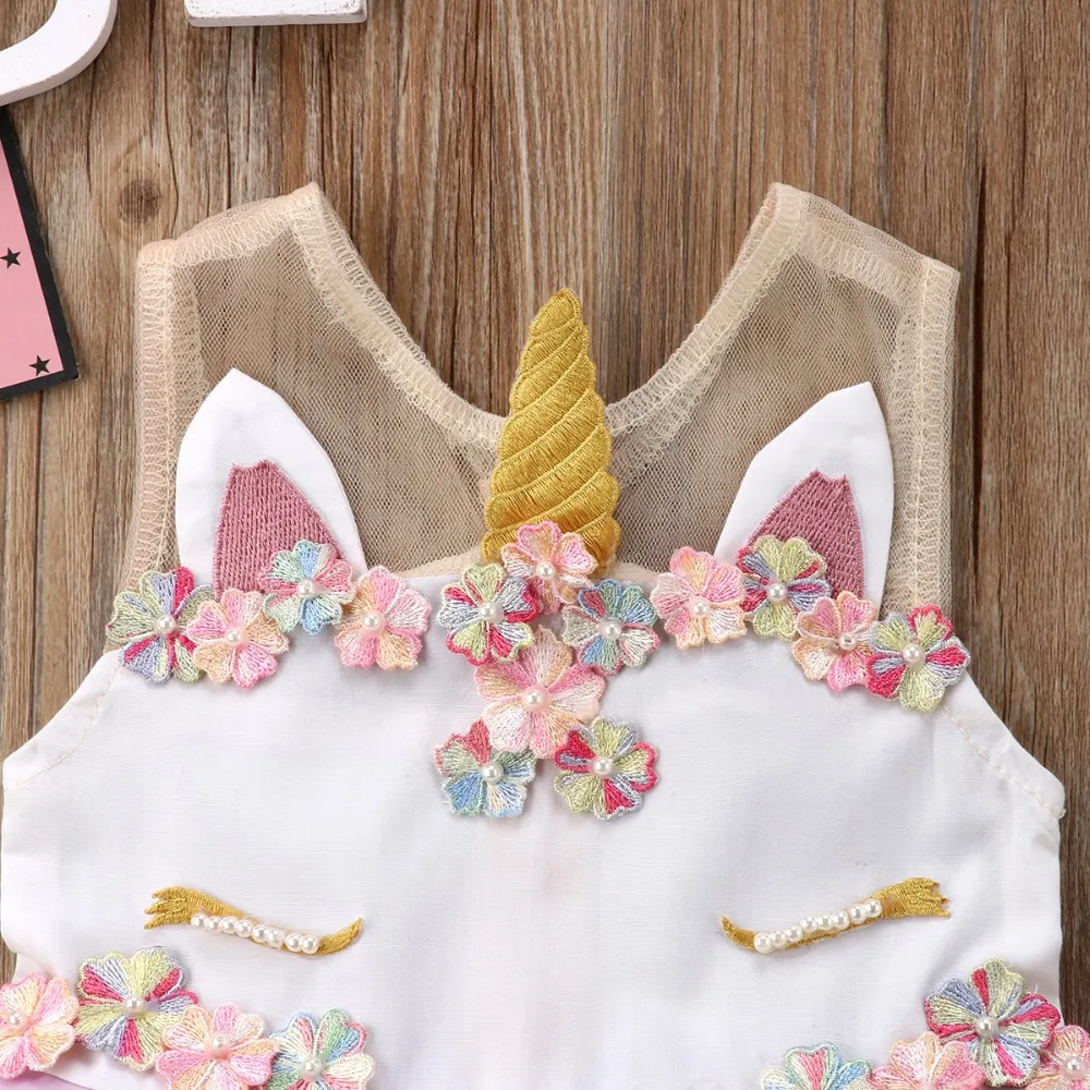 Шифоновое платье для новорожденных девочек милое вечернее без рукавов с