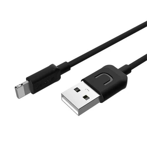 Black 4 шт./лот USAMS USB кабель для iPhone IOS 11 10 9 2A быстрое зарядное устройство Usb кабель для зарядки для iPhone X 8 7 6 5 iPad Дата кабель синхронизации - Цвет: Black