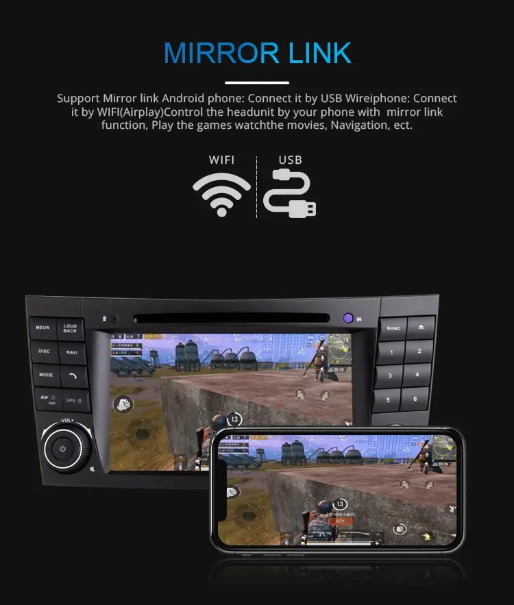 JDASTON 2 DIN 7 дюймов Android 9,0 автомобильный dvd-плеер для Mercedes Benz W211 CLK W209 CLS W219 Восьмиядерный 4G+ 64G радио gps навигация