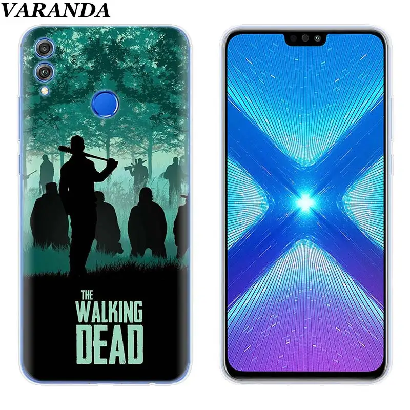 The Walking Dead команда нигана мягкий чехол для huawei Honor 8X 8C 8 S 8A 9 10 Lite 20i просмотра 20 Y6 Y7 Y9 чехол Coque