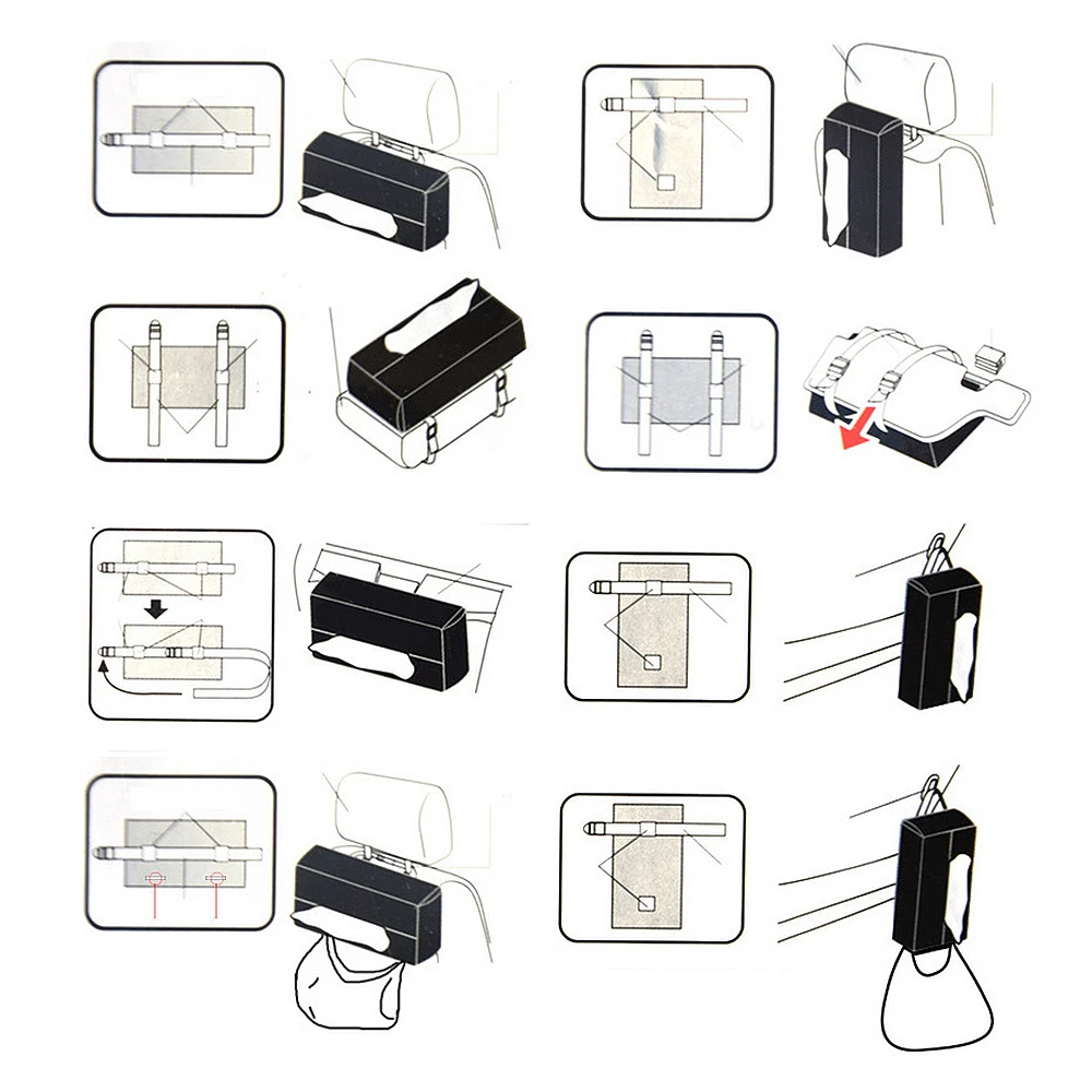 Автомобильная коробка для салфеток чехол автомобильный Стайлинг держатель