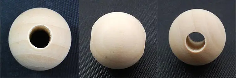 2019 новые необработанные деревянные бусины с большим отверстием из натурального