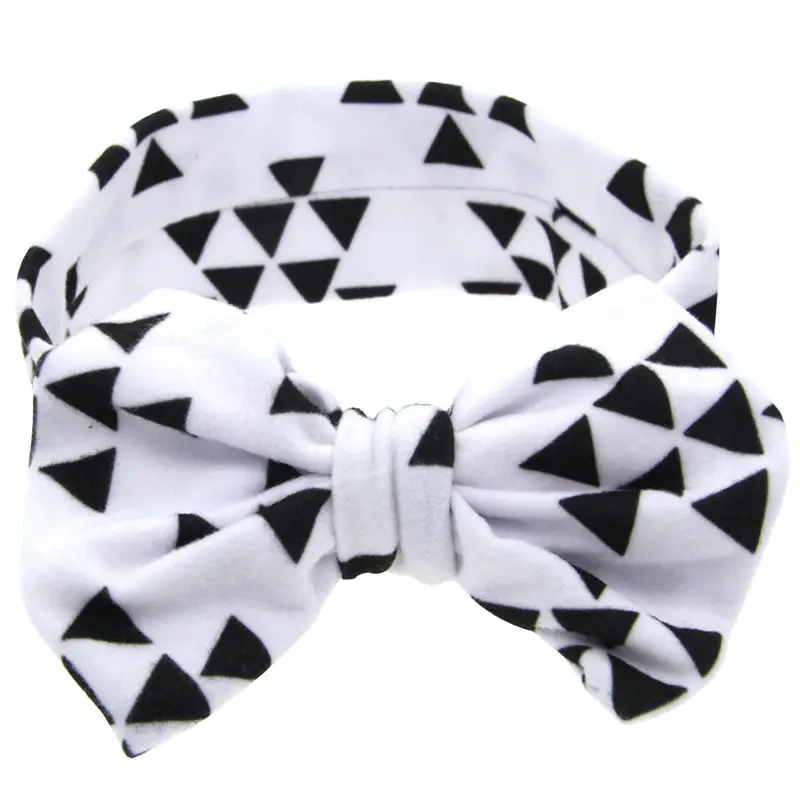 2017 Hot Selling New Fashion Hair Bands Headband Kids Accessories Baby Cute DIY Rabbit Ears Elastic Cloth Bowknot | Детская одежда и
