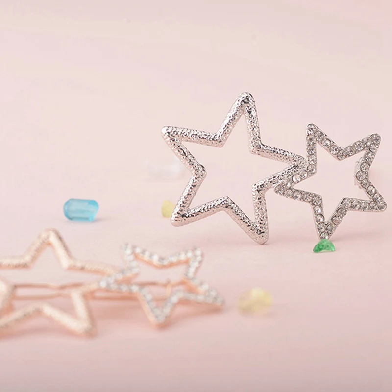 1 шт. Женская Популярная шпилька для женщин стразы сплав заколки волос нежные