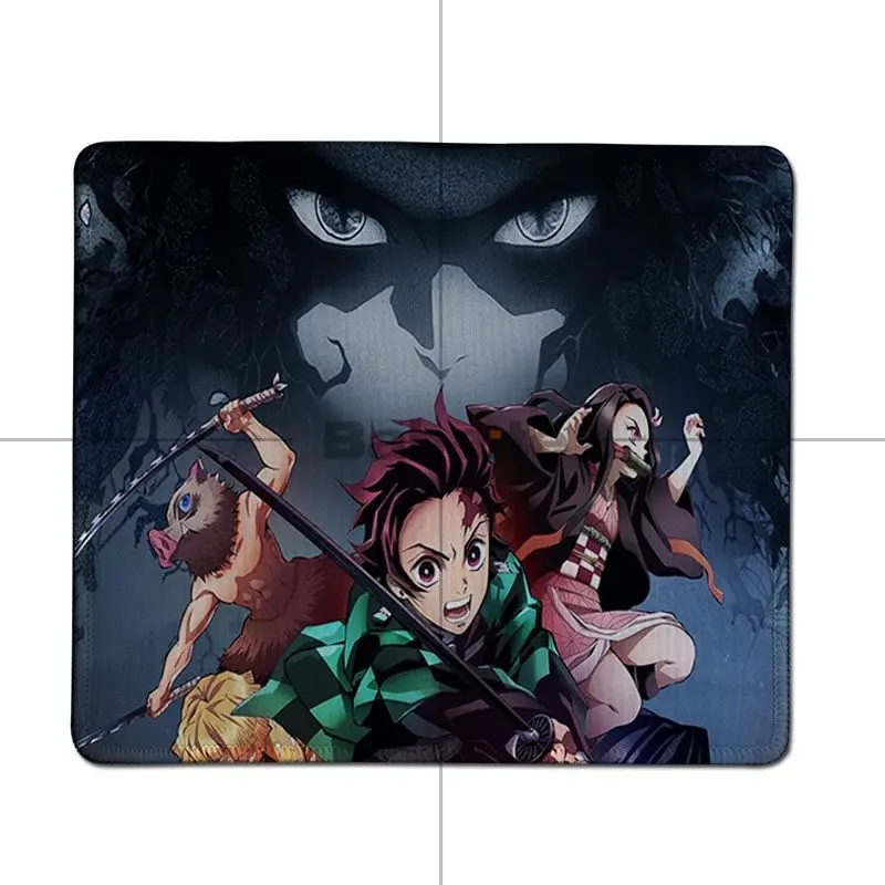 No Lock Edge 20x25cm Babaite Demon Slayer Kimetsu no Yaiba, коврик для клавиатуры, резиновый игровой коврик для мыши, Настольный коврик, Комфортный коврик для мыши, игровой коврик для мыши - Цвет: No Lock Edge 20x25cm