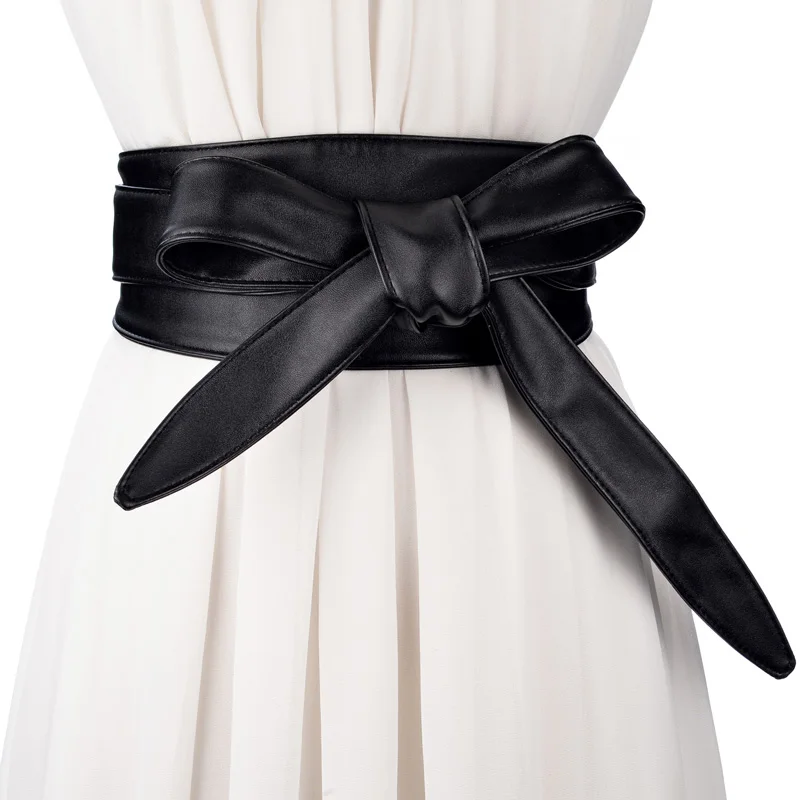 Модный широкий пояс с градиентом высокое качество однотонные Лоскутные ремни