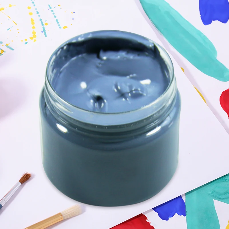 100 мл синий серый акварельные краски гуашь красочные краски|Абразивы| |
