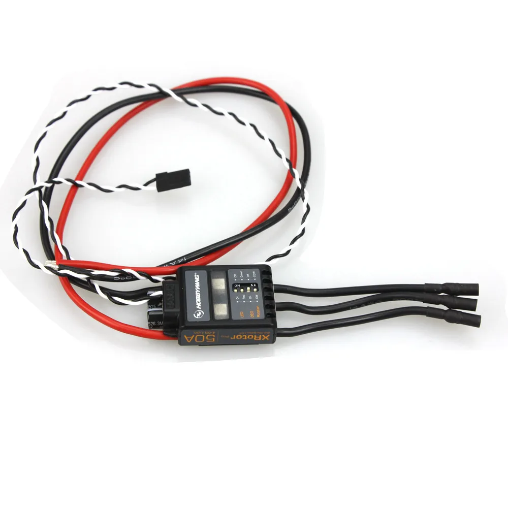 2 шт./лот Hobbywing XRotor Pro 50A 4-6S Бесщеточный Регулятор скорости ESC мульти-ротор Aircaft DIY