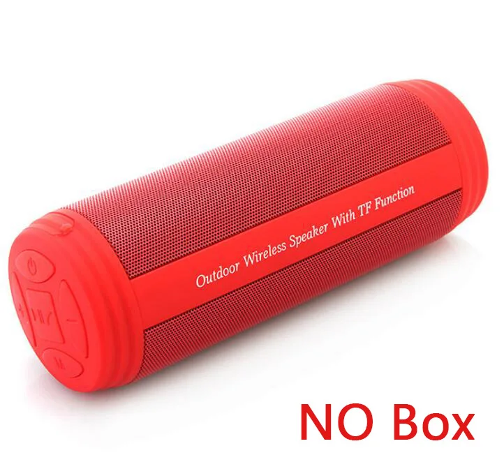 Red no box T3 Портативный Bluetooth Динамик открытый Беспроводной Водонепроницаемый CSR Мощный сабвуфер глубокий бас беспроводные колонки MP3 плеер с микрофоном - Цвет: Red no box