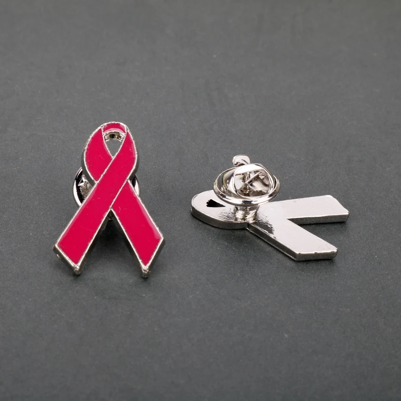 dongsheng Fight AIDS Zinc Alloy Enamel Brooch Red Bule Ribbon Badge Pins Gifts to Prevent Breast Cancer | Украшения и аксессуары
