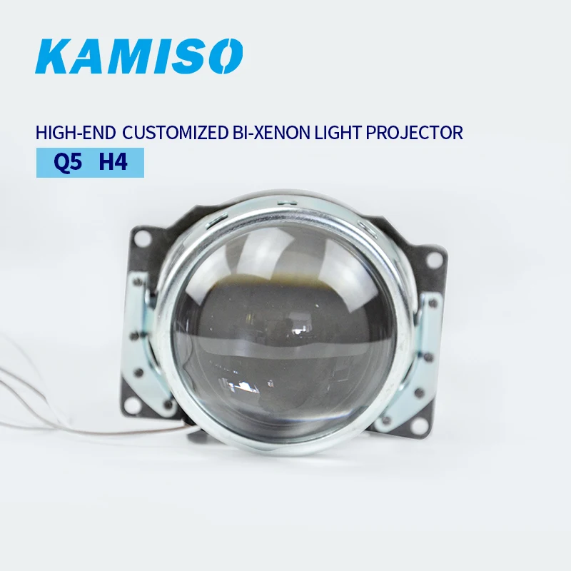 Kamiso H4/Q5 3 дюймов BI-XENON HI/ближнего и дальнего света проектор для Универсальный автомобильный бренд высокий/низкий светильник интеграции H4 модель автомобиля костюм D2S D2H