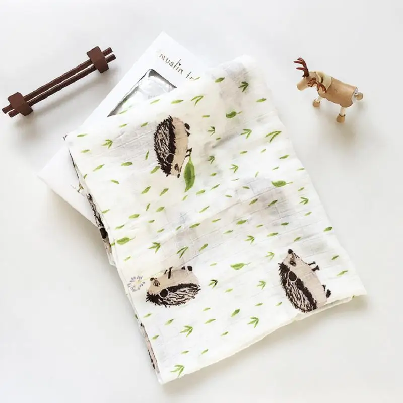 INS/горячее предложение, детское одеяло, NewbornSwaddle, 120x120 см, супер мягкое, дышащее, многофункциональное, муслиновое, хлопковое, покрывало, лимон, кактус, детское одеяло s