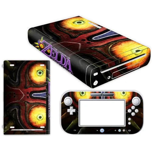 YS-WIIU-0045 Легенда о Зельде кожи наклейка для nintendo wii u консоль крышка с пультами контроллер скины для геймпад для nintendo wii u наклейка - Цвет: YS-WIIU-0045