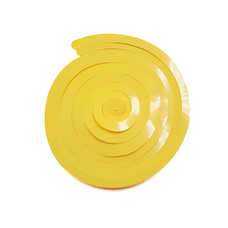 Candy yellow 6 шт. потолочные Висячие завитки розового, золотого, серебряного цвета, баннеры, спиральные ПВХ украшения, вечерние гирлянды, свадебные, на день рождения, украшения для малышей - Цвет: Candy yellow