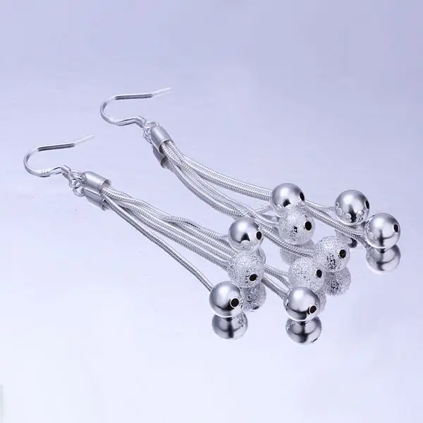 Серьги из серебра 925 пробы круглые серьги E277 | Украшения и аксессуары
