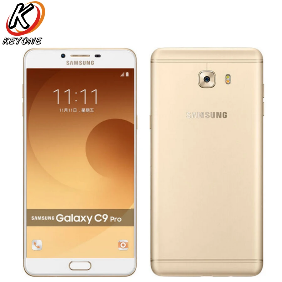 Новый SAMSUNG GALAXY C9 Pro C9000 LTE мобильный телефон 6 0 дюймов ГБ Оперативная память 64 Гб
